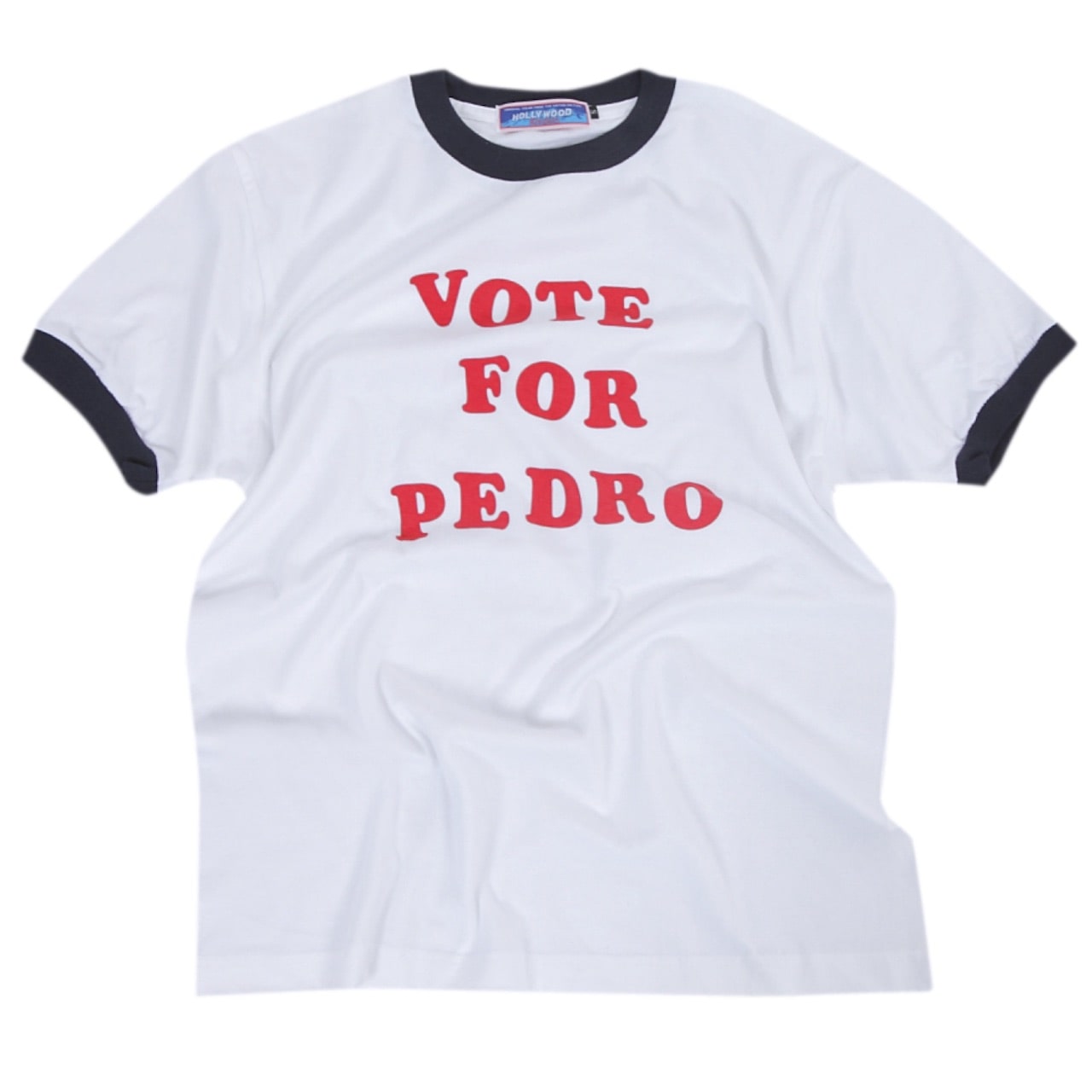 00´s古着 ナポレオンダイナマイト VOTE FOR PEDRO リンガーT-